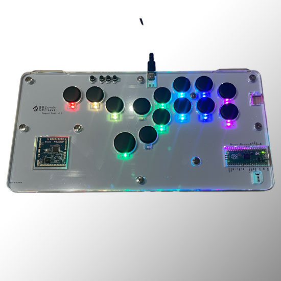 【Tempest Touch for PS5】マイクロスイッチ搭載・薄型レバーレスアケコン｜テンペストタッチ