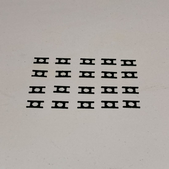 【ネコポス便対応】Kailh Choc V2 スイッチ用 ショートストロークスペーサー 0.75mm 20個入り