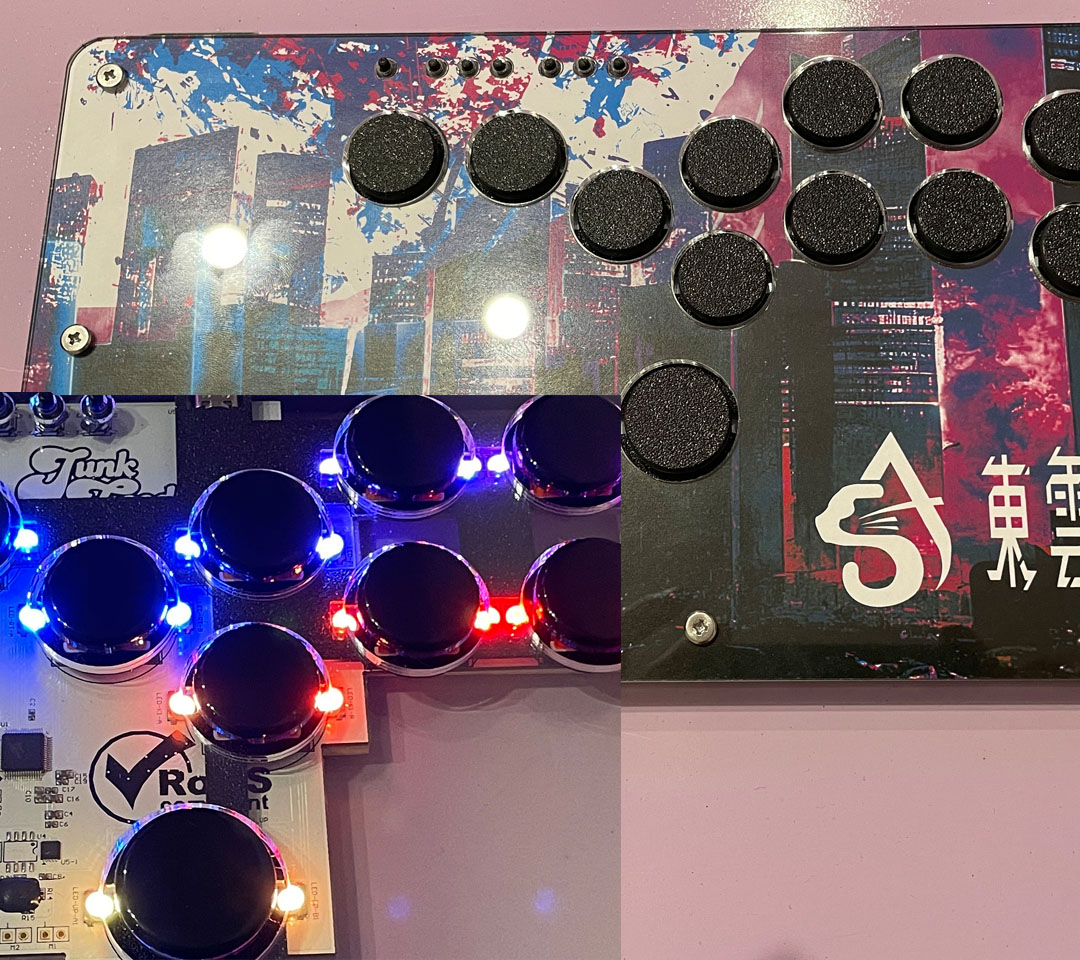 東雲Arcade - シノノメアーケード | アケコンのボタン増設カスタムオーダー